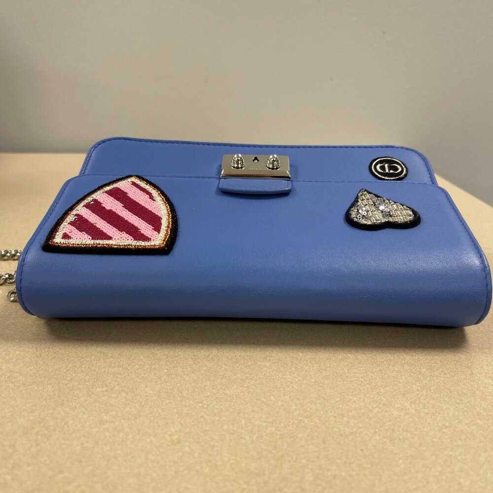 Christian Dior Miss Dior Promenade Heart Badge Wallet on a Chain - Preowned - Picture 7 of 13